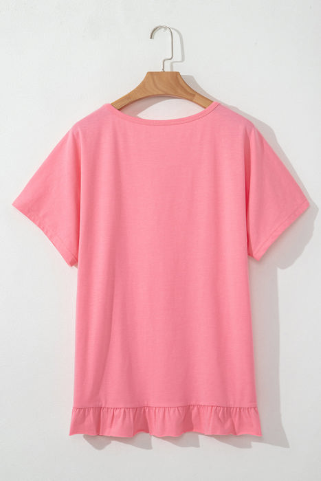 Kimber Frilled Hem Loose Top
