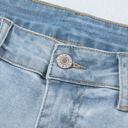  Kimberly Length Distressed Skinny Jeans