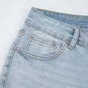  Kimberly Length Distressed Skinny Jeans