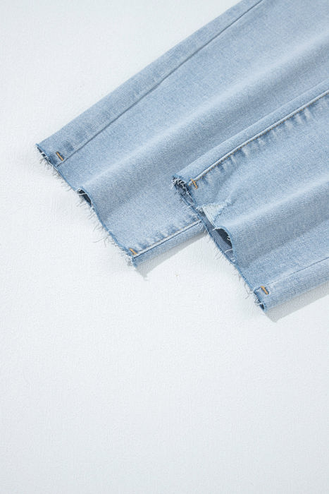 Kimberly Length Distressed Skinny Jeans