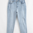 Beau Blue Size 12 Kimberly Length Distressed Skinny Jeans