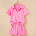  Kinsley Bonbon Collared Tee