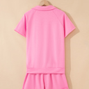  Kinsley Bonbon Collared Tee