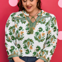  Kira 3 4 Sleeve PLUS Blouse