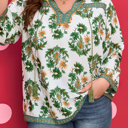  Kira 3 4 Sleeve PLUS Blouse