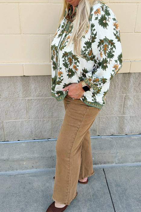 Kira 3 4 Sleeve PLUS Blouse