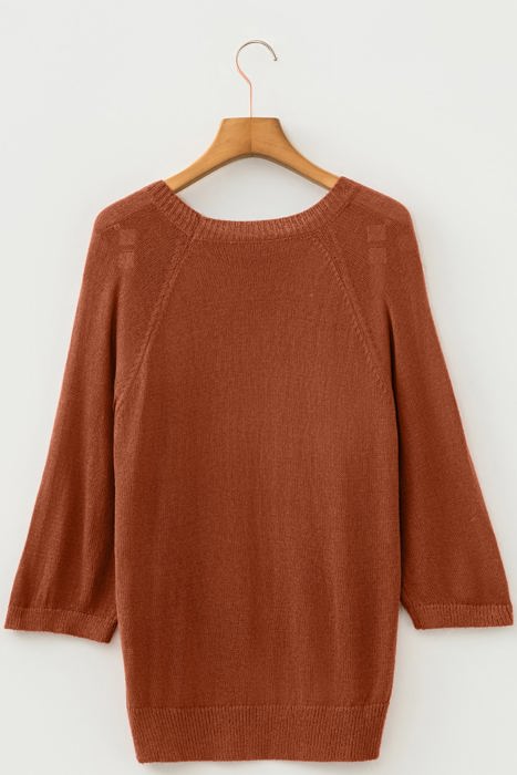 Kira Knit Short Sleeve Sweater