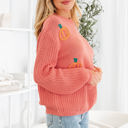  Kirahira Embroidered Thanksgiving Holiday Sweater