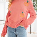  Kirahira Embroidered Thanksgiving Holiday Sweater
