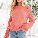 Blossom XL Kirahira Embroidered Thanksgiving Holiday Sweater