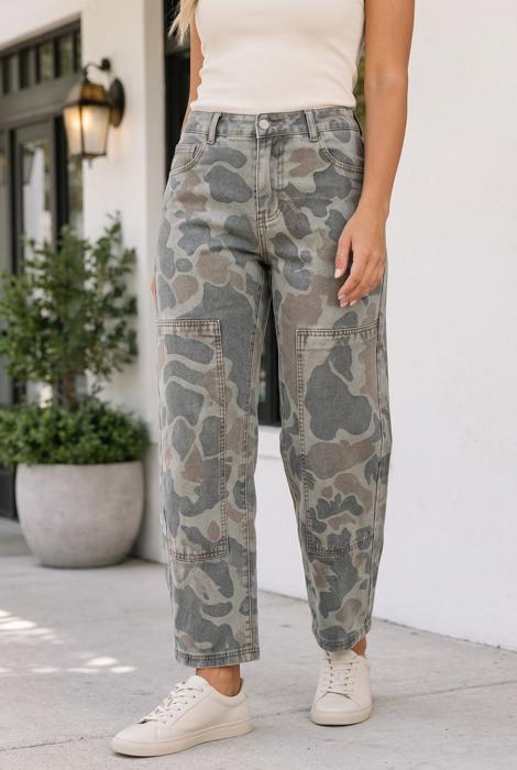 Kirstyn Patch Detail Casual Jeans