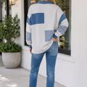  Klarissa Patchwork Collar Sweatshirt
