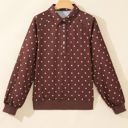  Kori Metal Collar Casual Pullover