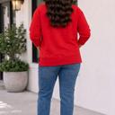  Krista Embroidery Star Colorblock PLUS Sweatshirt