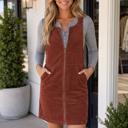 Clay Medium Krista Up Sleeveless Sheath Dress