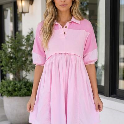 Kristen Collar Mini Dress