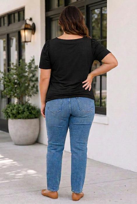Kristen Short Sleeve PLUS Top