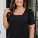  Kristen Short Sleeve PLUS Top