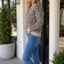  Kristinia Block Trim Pullover Sweater