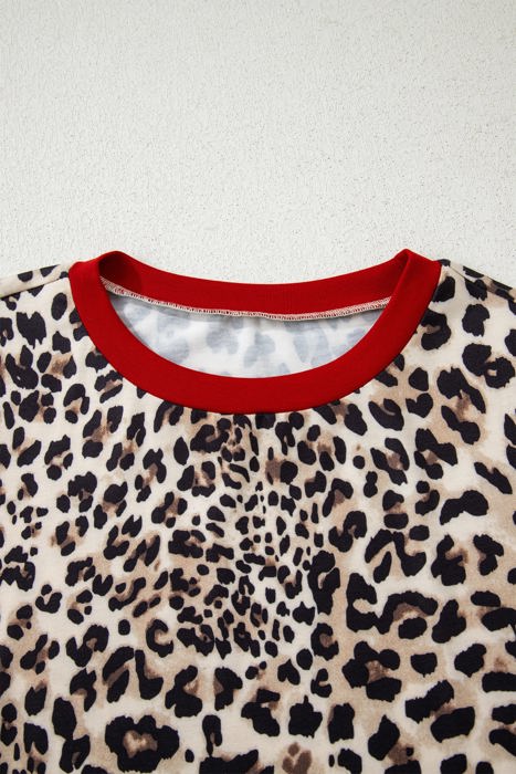 Kyla Contrast Trim Long Sleeve Top