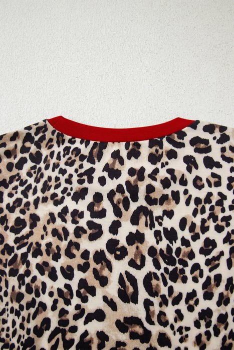 Kyla Contrast Trim Long Sleeve Top