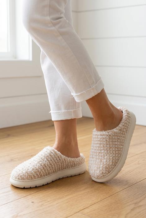 Kyla Knitted Warm Homewear Slippers