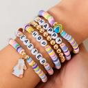  Kylee Beaded Elastic Layer Bracelet