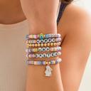  Kylee Beaded Elastic Layer Bracelet