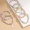  Kylee Beaded Elastic Layer Bracelet