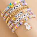 Kylee Beaded Elastic Layer Bracelet