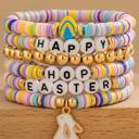 Kylee Beaded Elastic Layer Bracelet