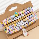  Kylee Beaded Elastic Layer Bracelet