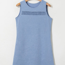 Beau Blue Large Kylee Detail Sleeveless Mini Dress