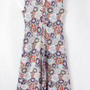  Kylee Floral Sleeveless Buttoned Wide Leg Jumpsuit