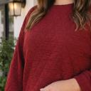  Laceee Adjustable Cuffs Shift PLUS Blouse