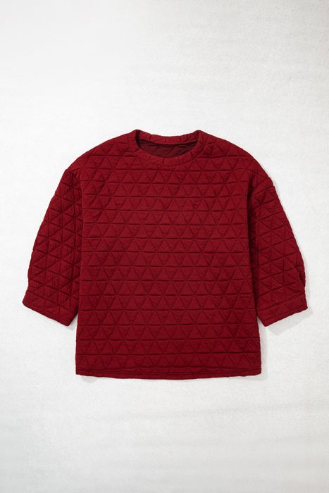 Laceee Adjustable Cuffs Shift PLUS Blouse