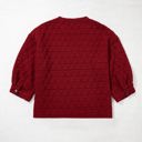  Laceee Adjustable Cuffs Shift PLUS Blouse
