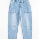  Lacey Relaxed Patch Jeans