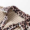  Laila Sleeve Patchwork Collar Blouse