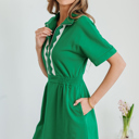  Lakelynn Short Sleeve Mini Dress