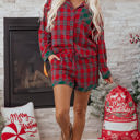  Lananina 2pcs Pajama Set Long Sleeve Top