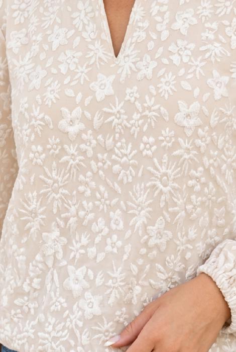 Lania Sleeve Casual Blouse Long Sleeve Top