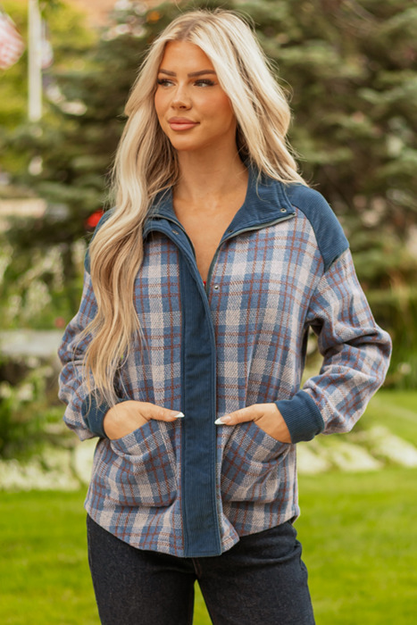 Latara Zip Up Snap Jacket