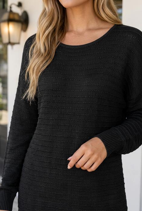 Laura Dolman Sleeve Shift Sweater Dress