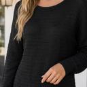  Laura Dolman Sleeve Shift Sweater Dress