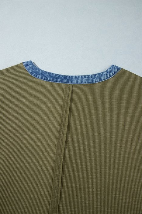 Laurah Oversized Fit Blouse Long Sleeve PLUS Top