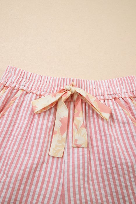 Laurel Striped Casual Shorts