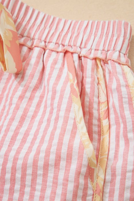 Laurel Striped Casual Shorts