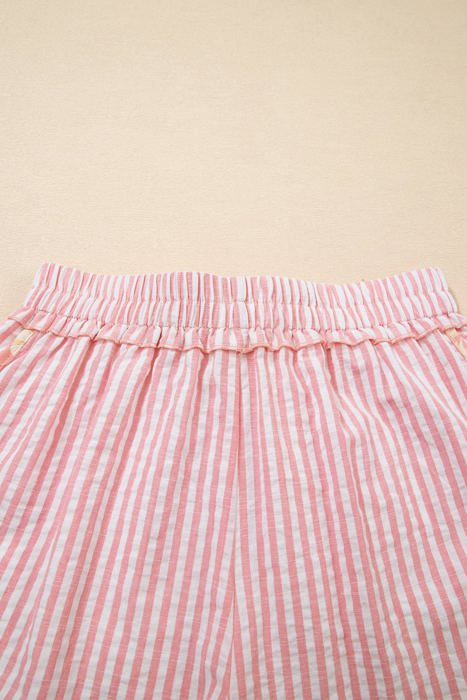 Laurel Striped Casual Shorts