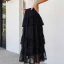  Layla Ruffle Lace Tiered Skirt